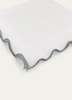Tina Chen DesignsSilver Lettuce Edge Napkin