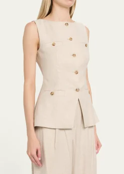 ToccinAmra Boat-Neck Vest