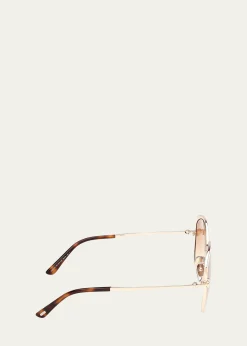 TOM FORDAbbey 58MM Geometric Sunglasses