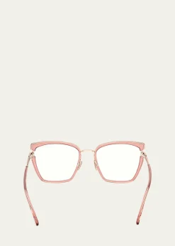 TOM FORDAcetate Butterfly Optical Glasses