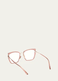 TOM FORDAcetate Butterfly Optical Glasses