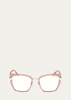 TOM FORDAcetate Butterfly Optical Glasses