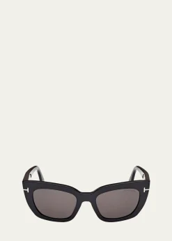 TOM FORDAthena Acetate Cat-Eye Sunglasses