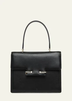 TOM FORDAube Small Leather Top-Handle Bag