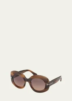 TOM FORDClaudette 51MM Oval Sunglasses