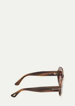 TOM FORDClaudette 51MM Oval Sunglasses