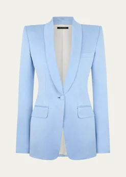 TOM FORDCotton Velvet Single-Breasted Blazer