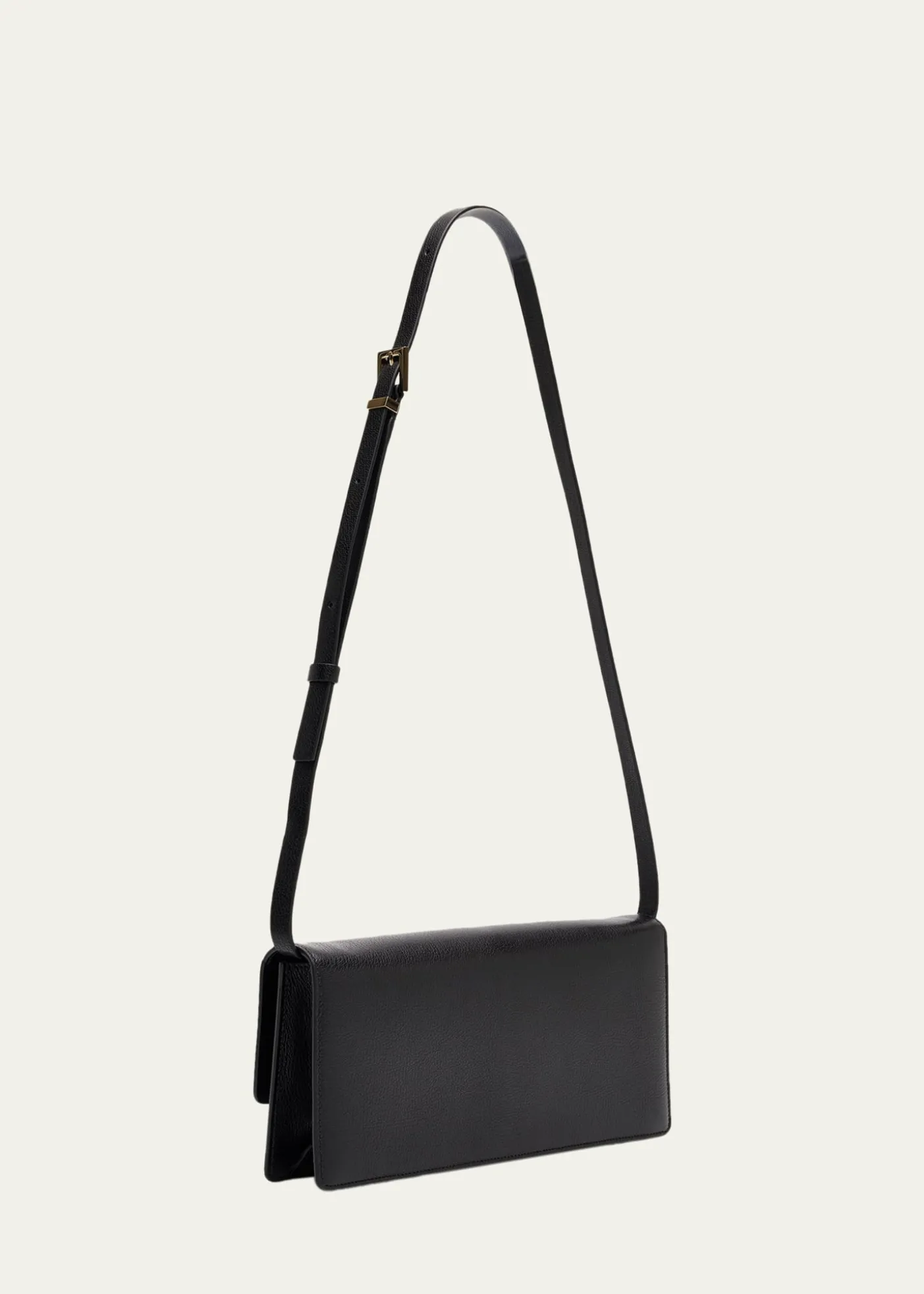 TOM FORDEast-West Supple Grain Leather Shoulder Bag