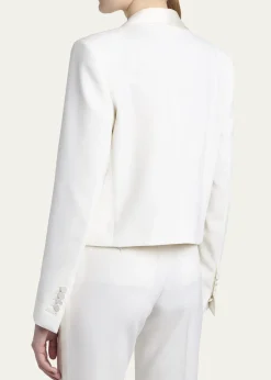 TOM FORDGrain De Poudre Crop Open Blazer
