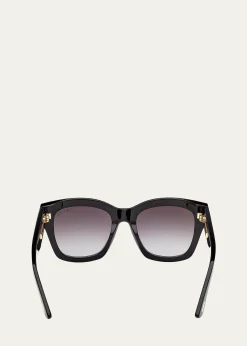 TOM FORDIcon 53mm Butterfly Sunglasses