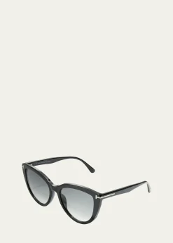 TOM FORDIsabella Plastic Cat-Eye Sunglasses