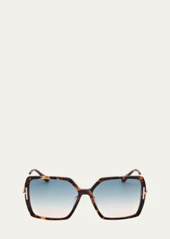 TOM FORDJoanna Square Acetate Sunglasses