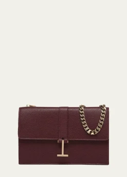 TOM FORDKara Mini Leather Hanging T Crossbody Bag