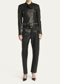 TOM FORDLeather Moto Jacket
