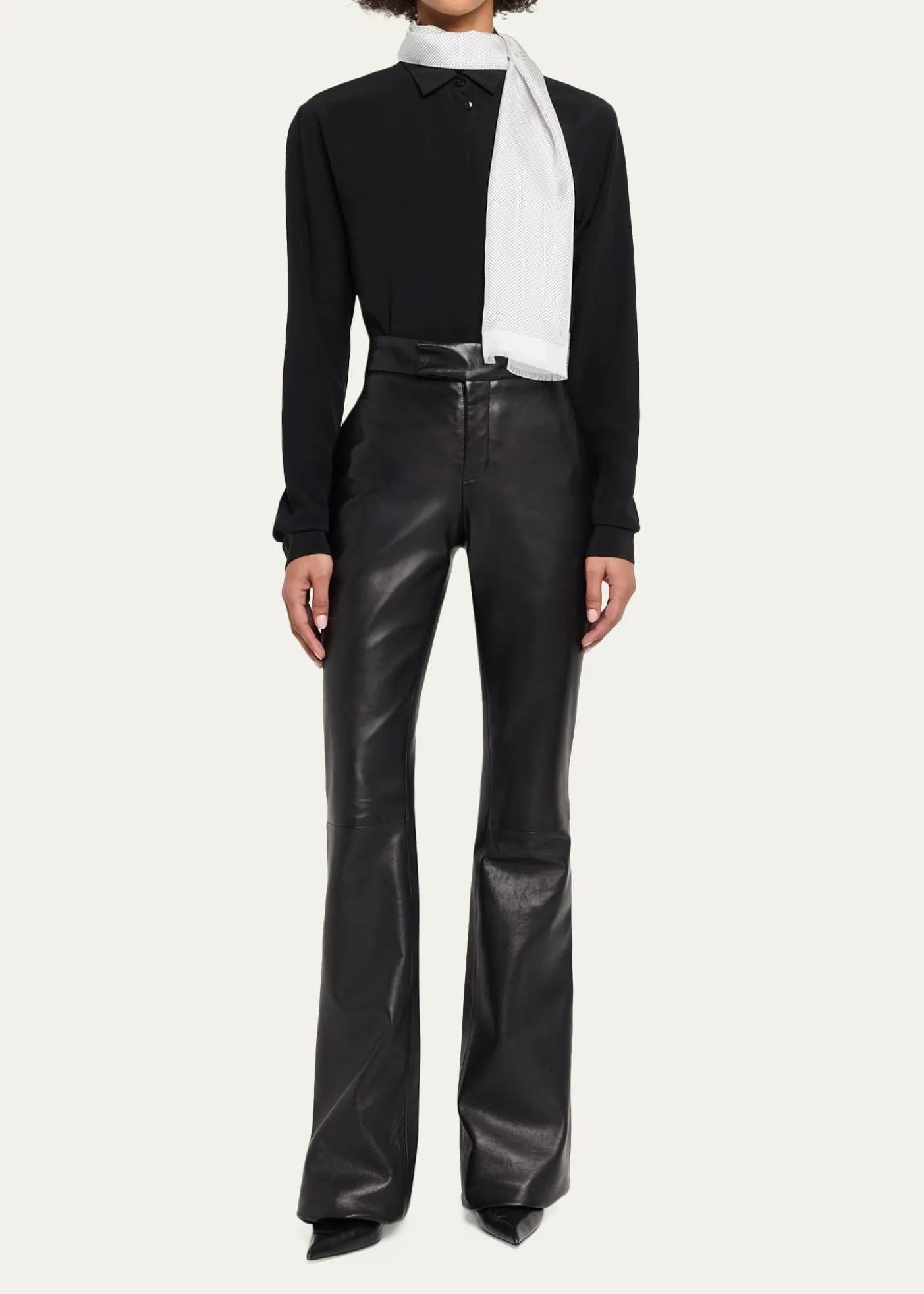 TOM FORDMicro Polka Dot Silk Scarf