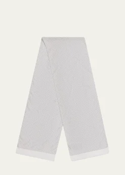 TOM FORDMicro Polka Dot Silk Scarf