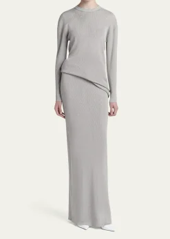 TOM FORDPaillette Rib Knit Tunic Top