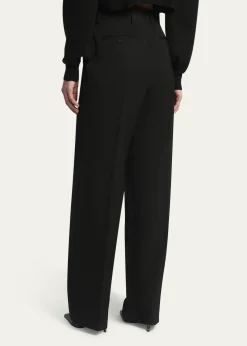 TOM FORDPleated Wool-Blend Trousers