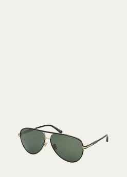 TOM FORDRupert 63MM Aviator Sunglasses