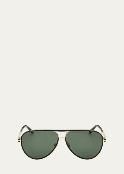 TOM FORDRupert 63MM Aviator Sunglasses