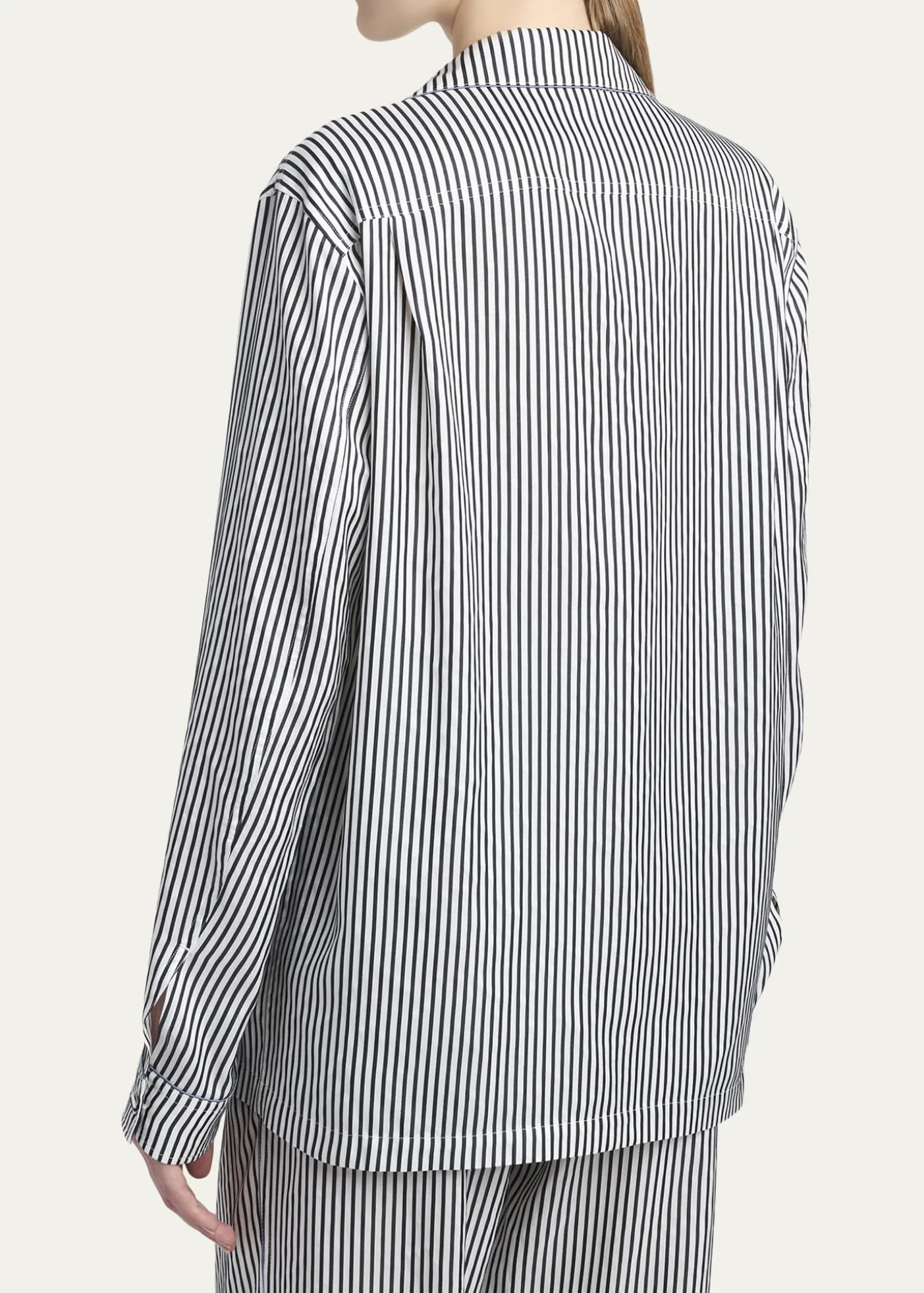 TOM FORDStriped Silk Pajama Shirt