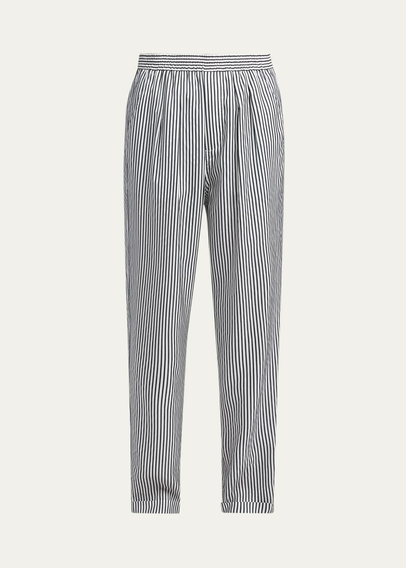 TOM FORDStriped Silk Straight-Leg Pull-On Pajama Pants