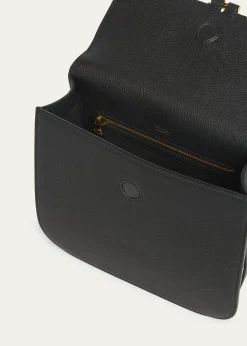 TOM FORDTara Medium Crossbody in Grained Leather with Leather Strap