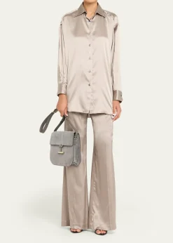 TOM FORDTara Medium Crossbody Bag in Suede