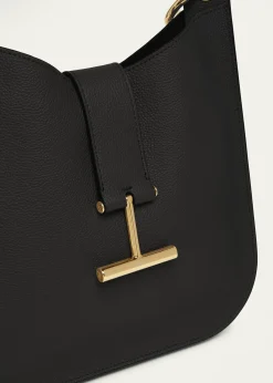 TOM FORDTara Small Hobo Crossbody in Grained Leather