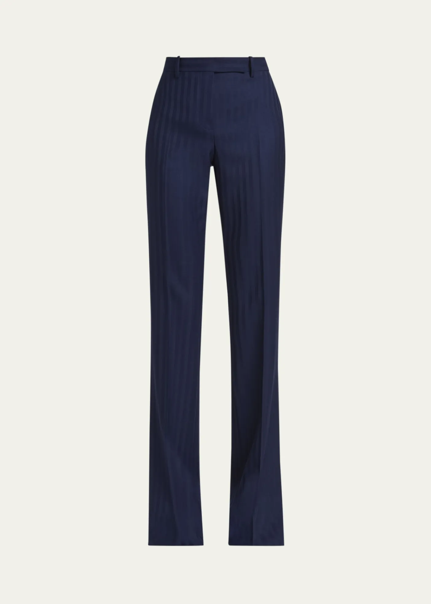 TOM FORDTonal Striped Jacquard Straight-Leg Pants