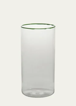TuttoattaccatoDark Green Highball Glass
