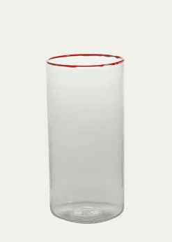 TuttoattaccatoRed Highball Glass, 15.2 oz.