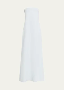 TWPCarolyn's Gown in Coated Viscose Linen