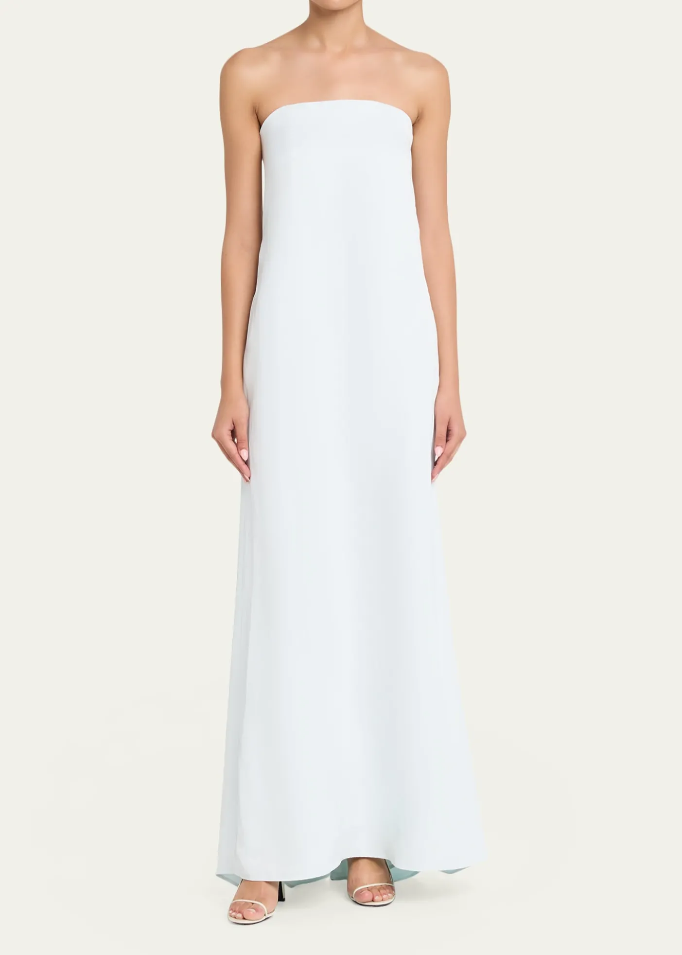 TWPCarolyn's Gown in Coated Viscose Linen