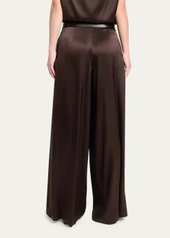 TWPDrew Silk Wide-Leg Pants