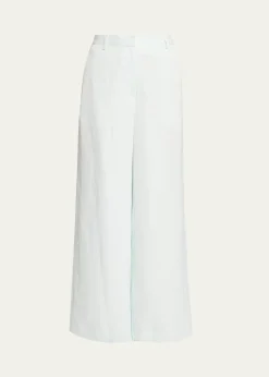 TWPDylan Pants in Coated Viscose Linen