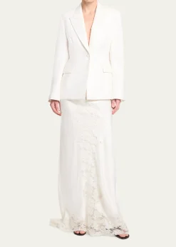 TWPLace Silk Maxi Skirt