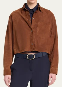 TWPLittle Big Joe Shirt in Suede