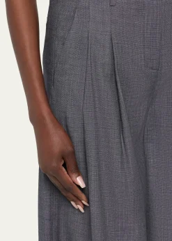 TWPNew Didi Lightweight Viscose-Wool Trousers