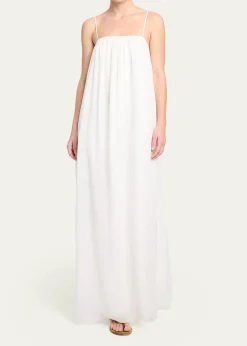 TWPShirred Column Maxi Dress