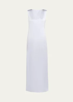 TWPSimple Twist of Fate Crepe-Back Satin Dress
