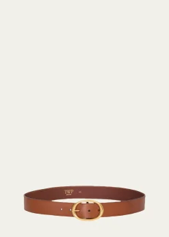 TWPWide Vachetta Leather Belt