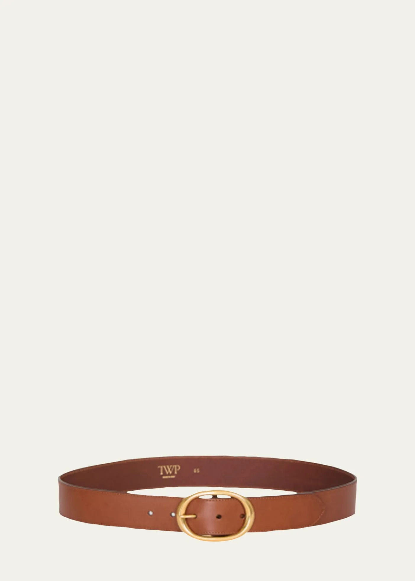 TWPWide Vachetta Leather Belt