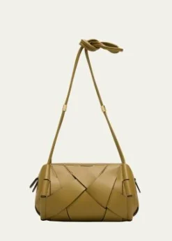 Ulla JohnsonCharlotte Woven Leather Camera Bag