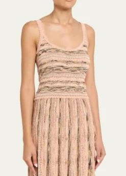 Ulla JohnsonClotilde Wavy Knit Tank Top