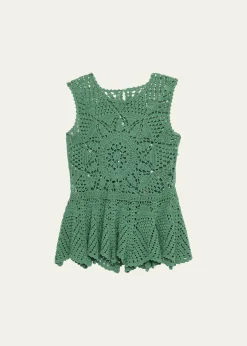 Ulla JohnsonCora Sleeveless Crochet Top