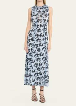 Ulla JohnsonIsabelle Sleeveless Ruffle Jersey Dress