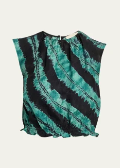 Ulla JohnsonKaia Shibori Tie-Dye Top