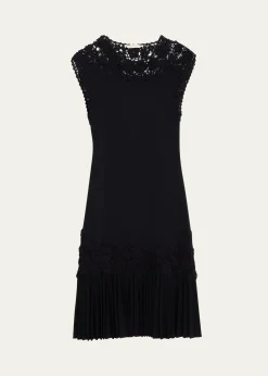 Ulla JohnsonNoemie Crochet Knit Mini Dress