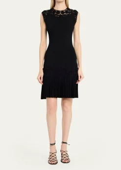 Ulla JohnsonNoemie Crochet Knit Mini Dress